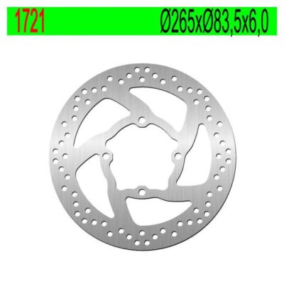 Disque de freins NG 265/83.5/6mm 4 trous