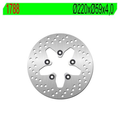 Disque de freins NG 220/59/4mm 5 trous