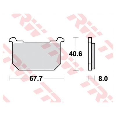 Plaquettes de frein TRW-Lucas MCB515 semi-metal