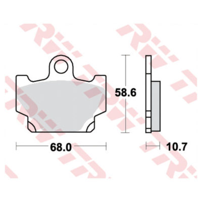 Plaquettes de frein TRW-Lucas MCB524 semi-metal