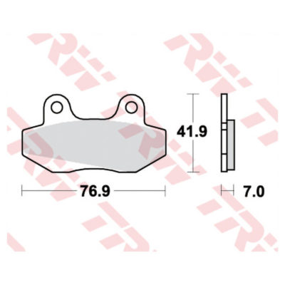 Plaquettes de frein TRW-Lucas MCB525 semi-metal