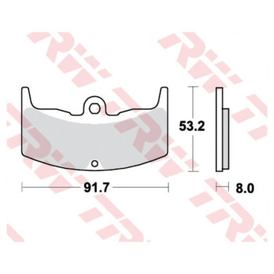 Plaquettes de frein TRW-Lucas MCB526 semi-metal