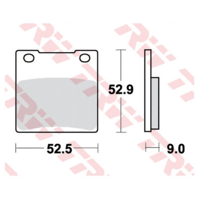 Plaquettes de frein TRW-Lucas MCB531 semi-metal