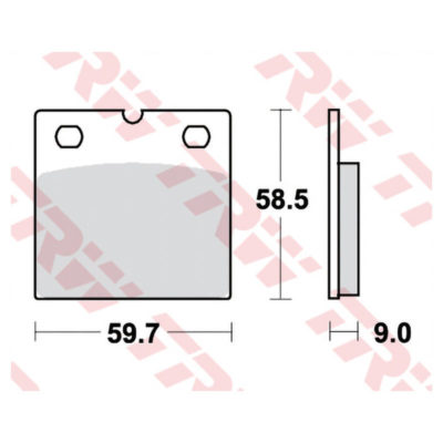 Plaquettes de frein TRW-Lucas MCB533 semi-metal