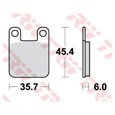 Plaquettes de frein TRW-Lucas MCB535 semi-metal