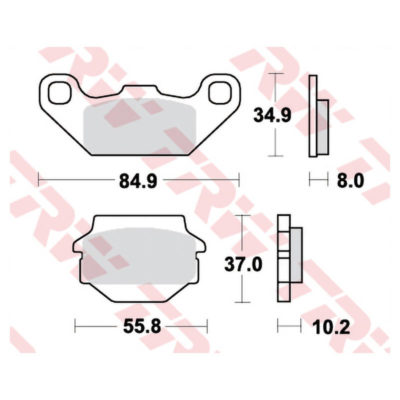 Plaquettes de frein TRW-Lucas MCB560SI sinter-offroad