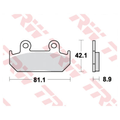Plaquettes de frein TRW-Lucas MCB562SV