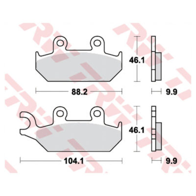 Plaquettes de frein Lucas