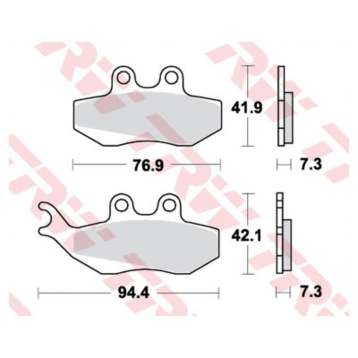 Plaquettes de frein Lucas