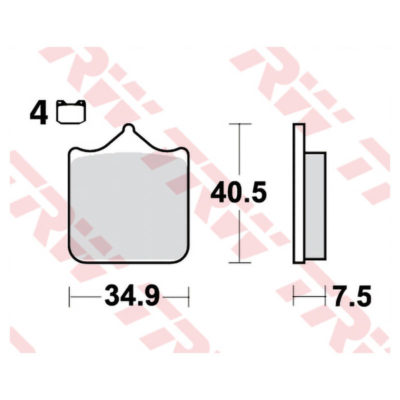 Plaquettes de frein Lucas