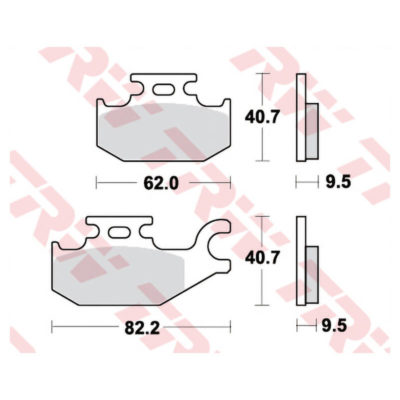 Plaquettes de frein Lucas