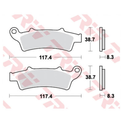 Plaquettes de frein Lucas