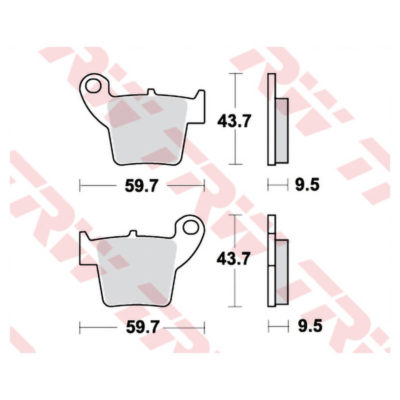 Plaquettes de frein Lucas