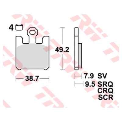 Plaquettes de frein Lucas