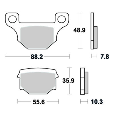 Plaquettesde frein Lucas MCB765 standard