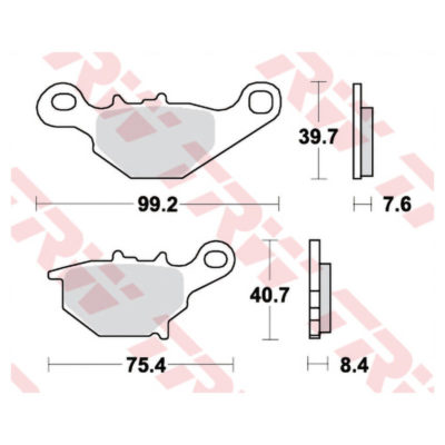 Plaquettes de frein Lucas