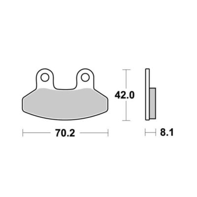 Plaquettesde frein Lucas MCB779 standard