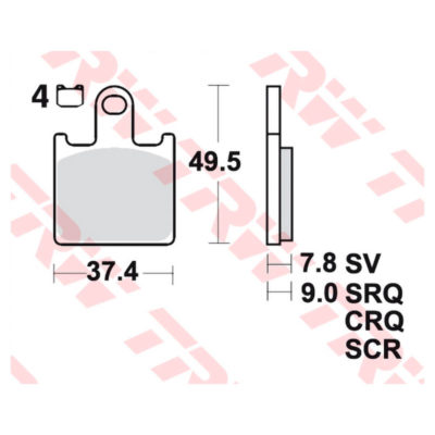 Plaquettes de frein Lucas