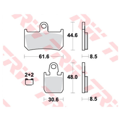 Plaquettes de frein Lucas