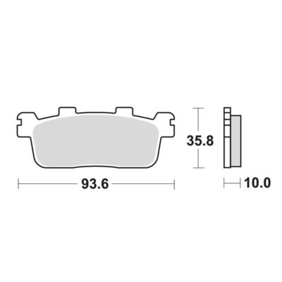 PlaquettesdefreinLucas MCB821 sinter