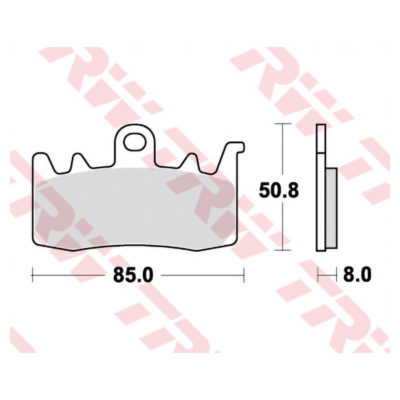 Plaquettesde frein Lucas MCB856SV sinter avant