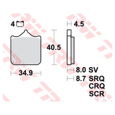 Plaquettes de frein Lucas