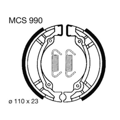 Mâchoires de freins Lucas MCS990 110x23mm