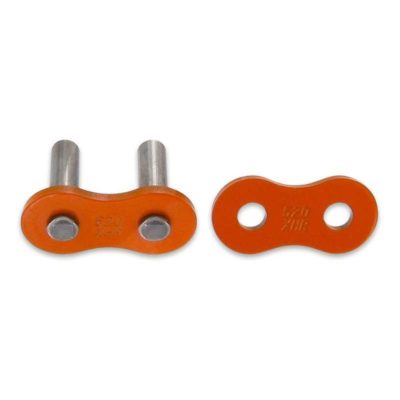 Attache chaîne 520 à riveter RK 520SMO, XW-Ring, *PLS*, orange néon