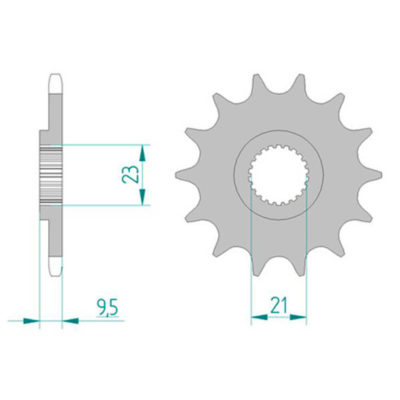 Pignon Yamaha 520/15D