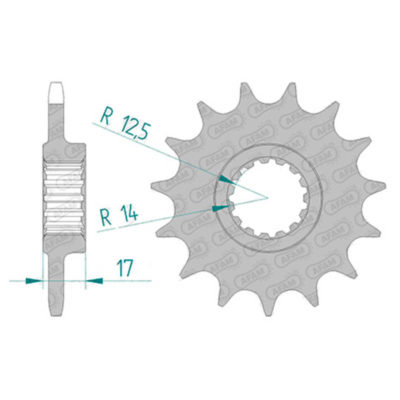 Pignon Ducati 520/15D