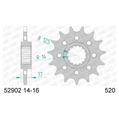 Pignon Ducati 520/16Z