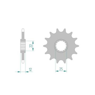 Pignon Gas Gas 520/13D