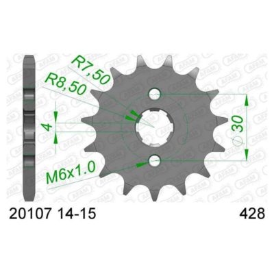 Pignon Honda 428/15D