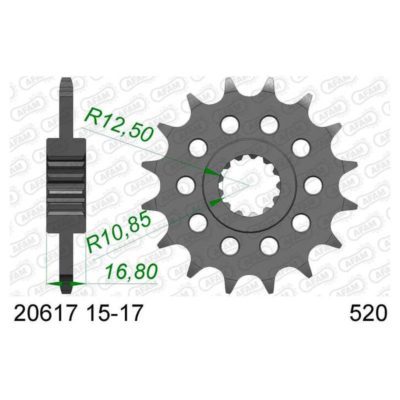 Pignon Honda 520/17D