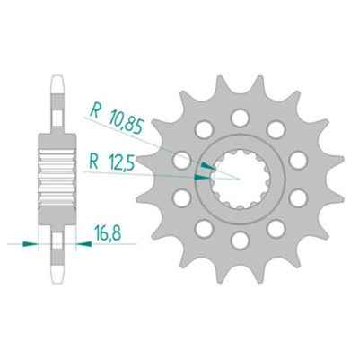 Pignon Honda 520/16D