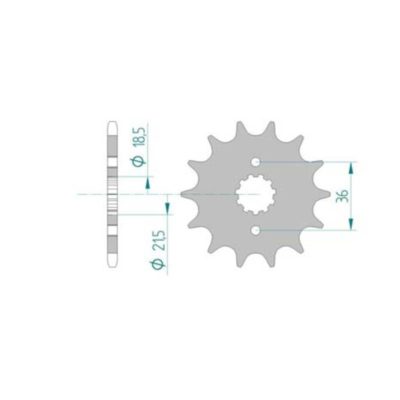 Pignon Honda 520/13D
