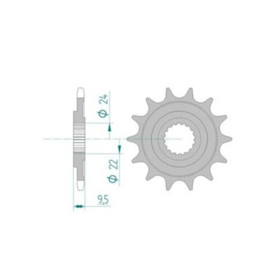 Pignon Honda 520/13D