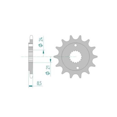 Pignon Honda 520/15D