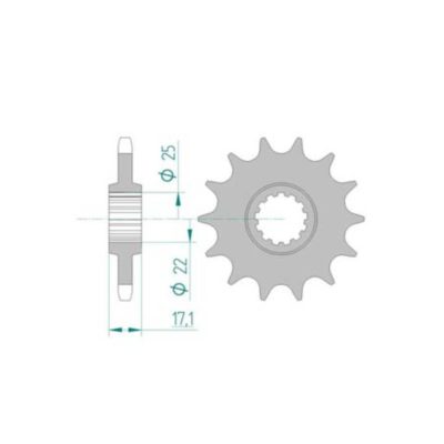 Pignon Honda 525/15D