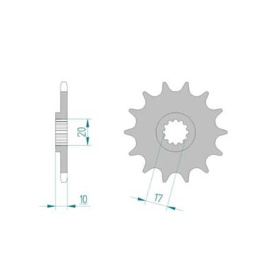 Pignon Husqvarna 520 12D