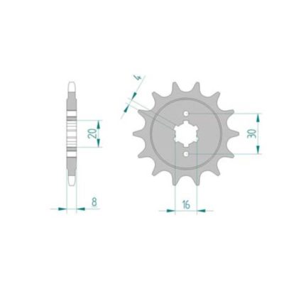 Pignon Husqvarna 520 12D