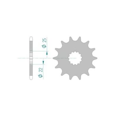 Pignon Kawa,Yam 520/14D