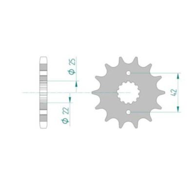 Pignon Kawa,SuzukiYam 530/15D