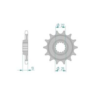 Pignon Morini 525/17D