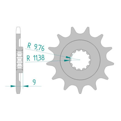 Pignon Suzuki 520/13D