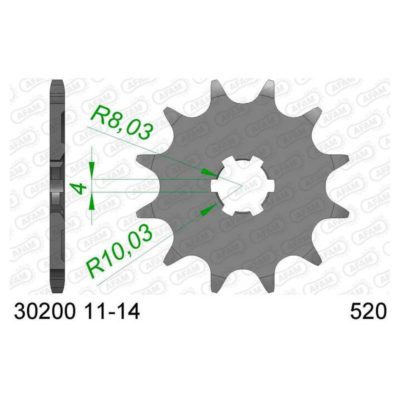 Pignon Suzuki 520/13D