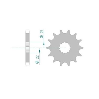 Pignon Suzuki 532/14D
