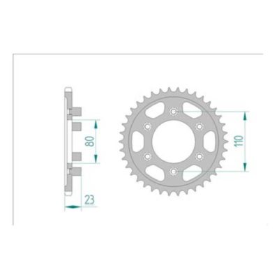 Couronne Aprilia 520/38D