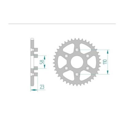 Couronne Aprilia 520/41D