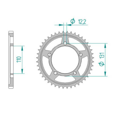 Couronne BMW acier 525/46D